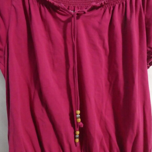 CROFT & BARROW Stretch | large | Women's Pink Blouse - Picture 4 of 16